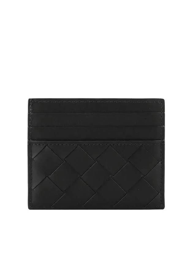 Bottega Veneta Intrecciato Card Wallet Black