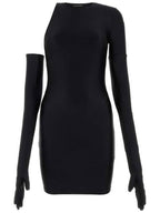 Balenciaga one shoulder dress WITH gloves 746152 TNV431000 B0010431857