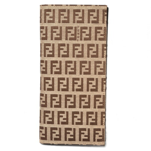 Fendi Zucca   Zucca Long Wallet (Bi-Fold) ()