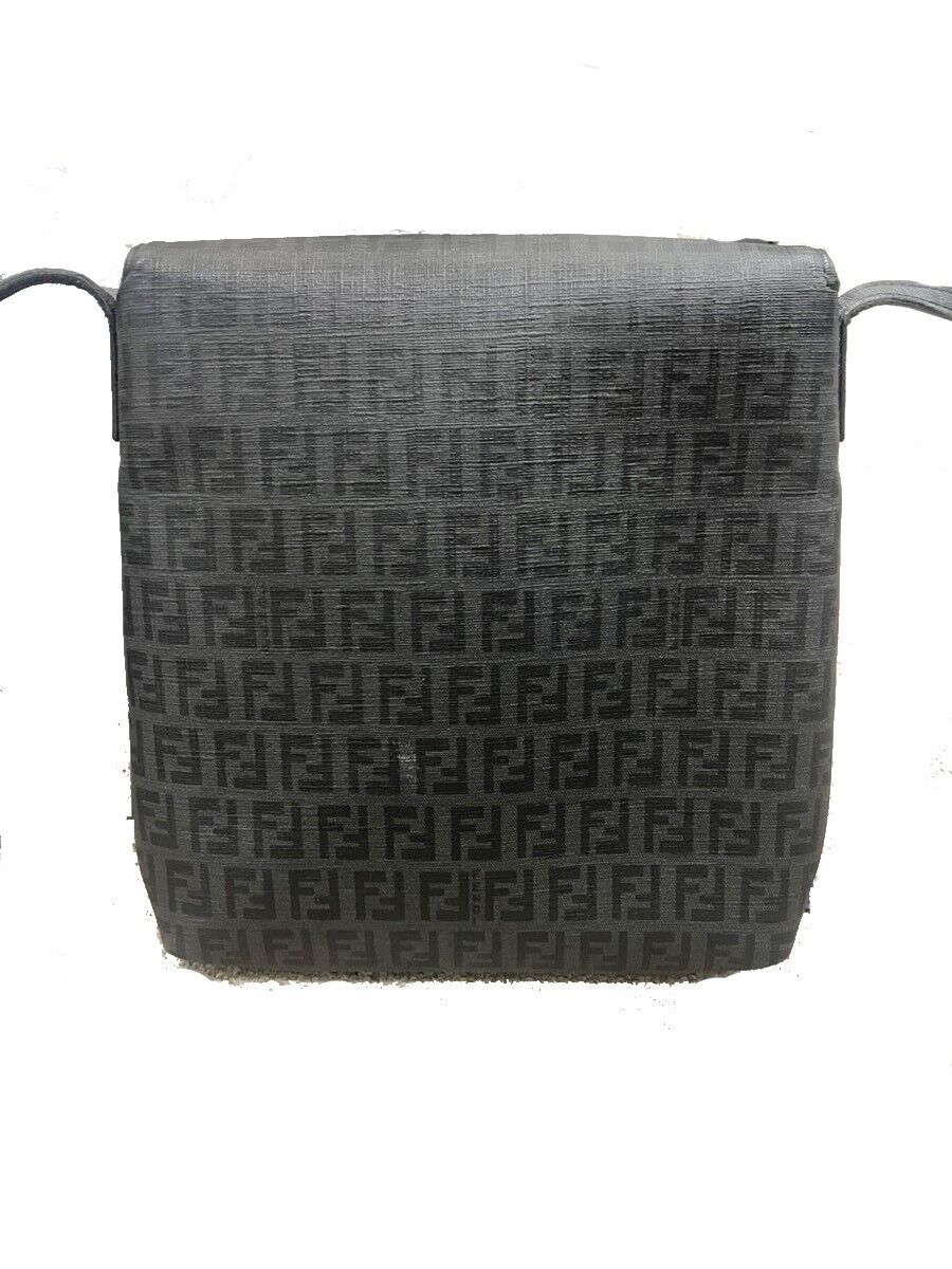 Fendi Zucchino  Canvas Shoulder Bag ()