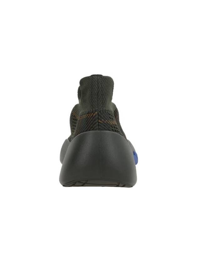 Burberry Check Knit Neptune Low Top Sneakers Bramble
