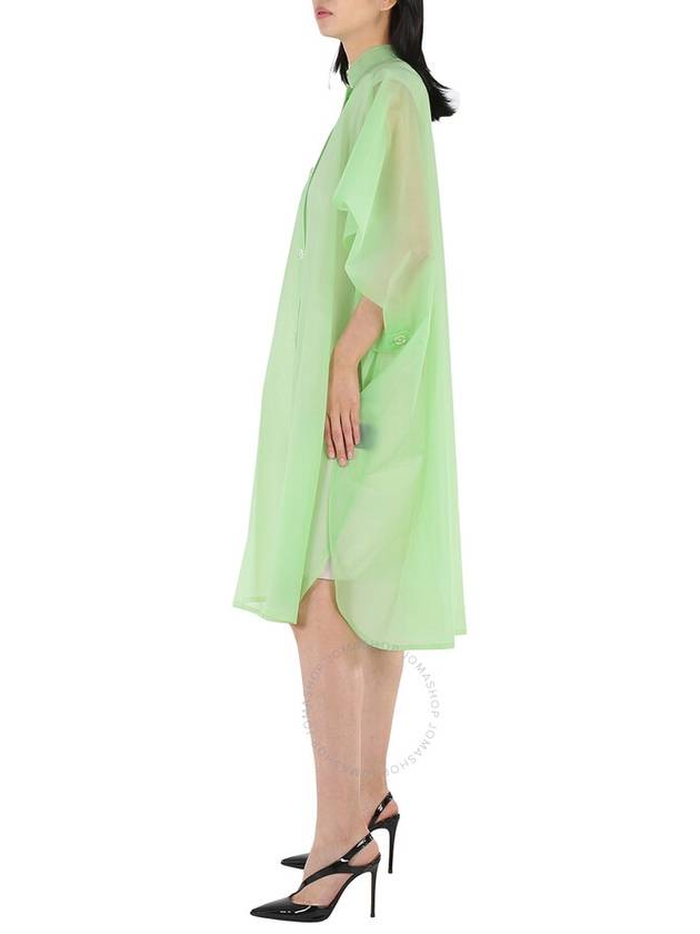 Burberry Burberry Ladies Mint Green Soft-touch Plastic Poncho