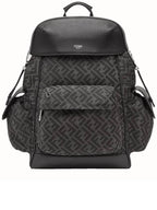 Fendi Drive FF Logo Backpack Black