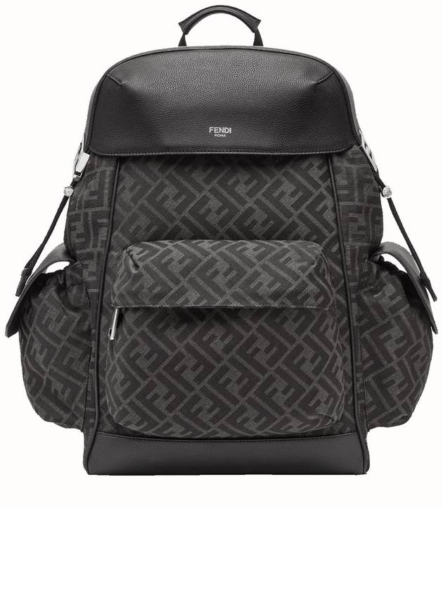 Fendi Drive FF Logo Backpack Black
