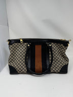 Gucci | Bags | Gucci Diamante 2way Beigeblackbrown Ladies Canvas Leather Tote Bag BJ1-11