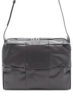 Bottega Veneta Arco Camera Calfskin Cross Bag Grey