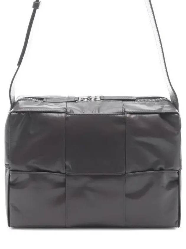 Bottega Veneta Arco Camera Calfskin Cross Bag Grey