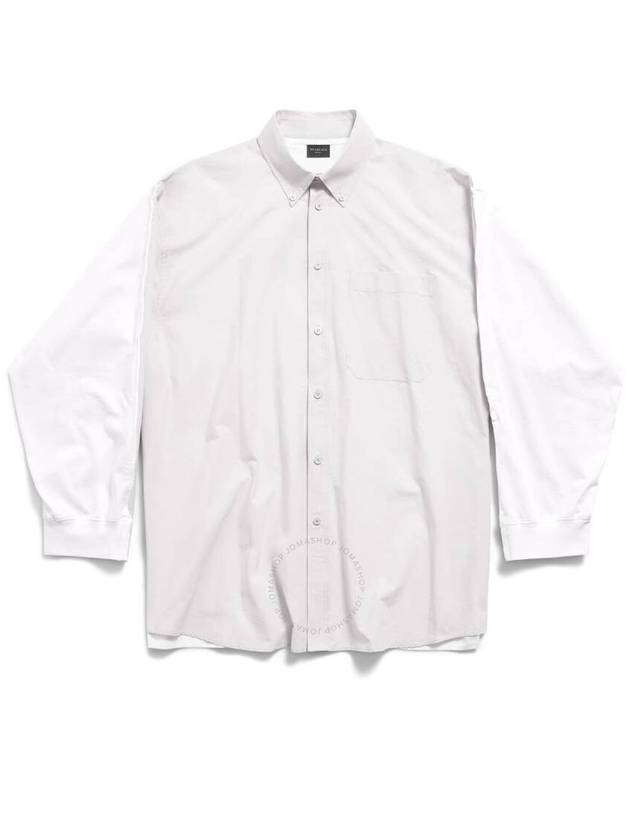 Balenciaga Balenciaga Oversized 3B Sports Icon Hybrid Shirt, Brand Size 1 (Small)