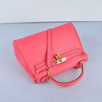Hermes Kelly 32cm Togo Leather Handbag 6108 Lip Pink Golden