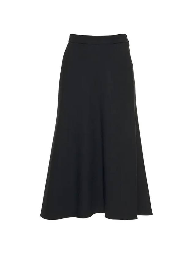 Balenciaga bias A-line skirt black