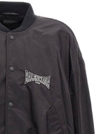 Balenciaga Boxing Varsity Bomber Jacket Black