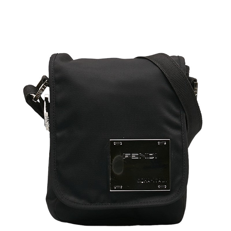 Fendi Mini Shoulder Bag 26772 Black Nylon  Fendi