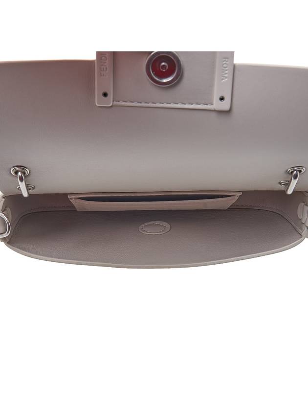 Fendi Baguette Phone Pouch Cross Bag White