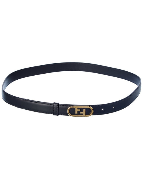 FENDI FF Motif Leather Belt