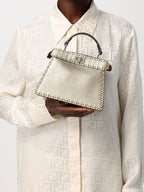 Fendi Peekaboo ISeeU Petite Tote Bag Gold