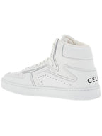 CELINE Men's Z Trainer High Top Sneakers White