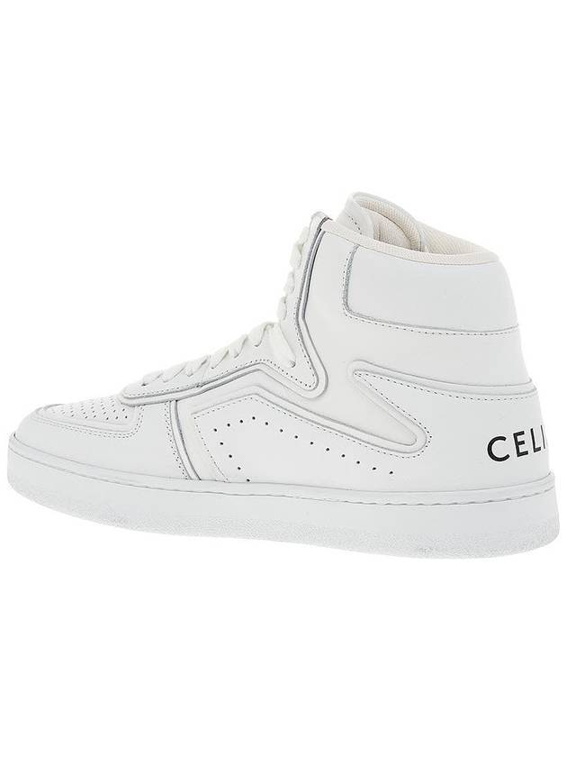 CELINE Men's Z Trainer High Top Sneakers White