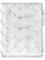 Bottega Veneta 24 ss Laminated Leather Wallet WITH Woven Effect 742330V3QM58101 B0650962272