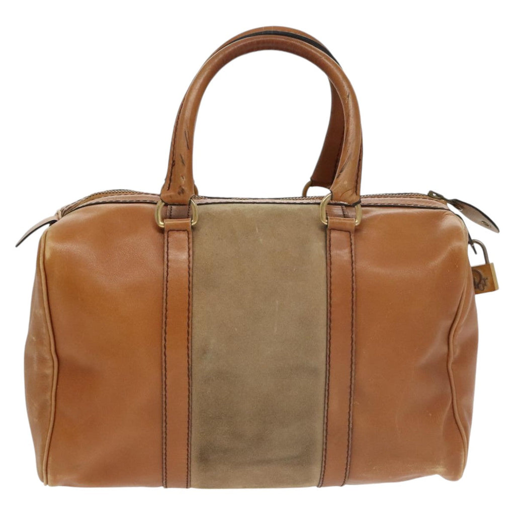 Dior Boston  Leather Travel Bag (Pre-Owned)