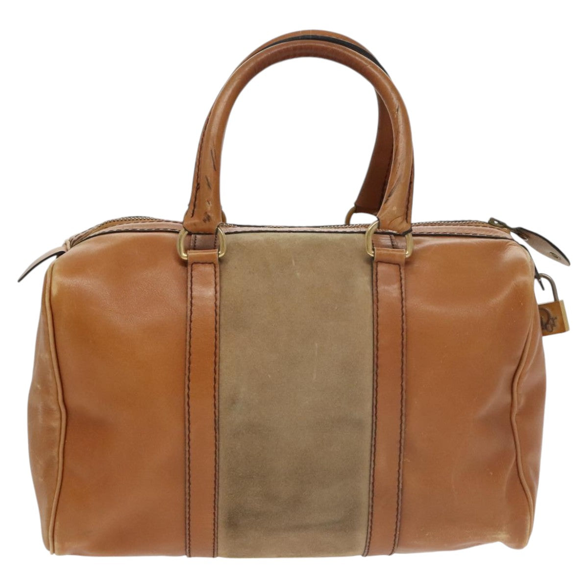 Dior Boston  Leather Travel Bag (Pre-Owned)