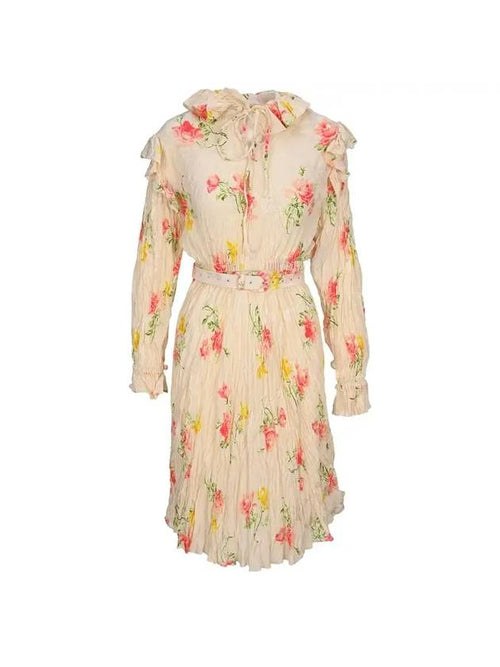 Balenciaga floral long dress