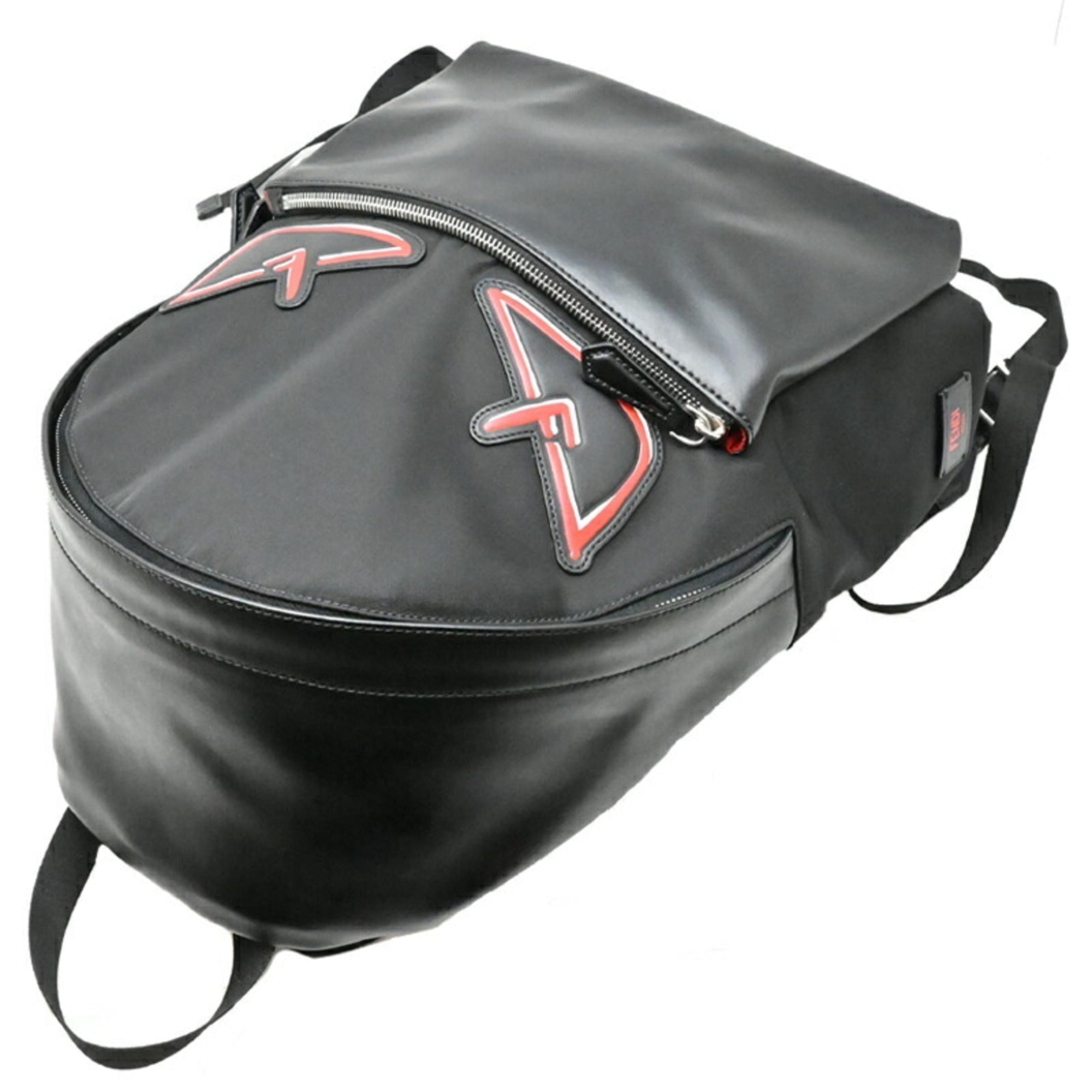 Fendi Nylon Leather Backpack ()