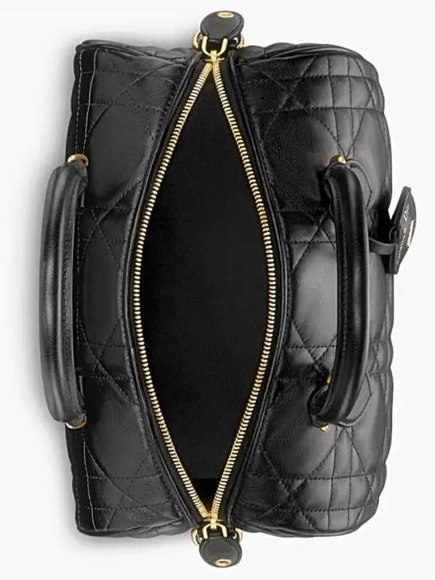 Groove 25 Bag Black Macrocannage Calfskin M1365UBOL M900 Dior