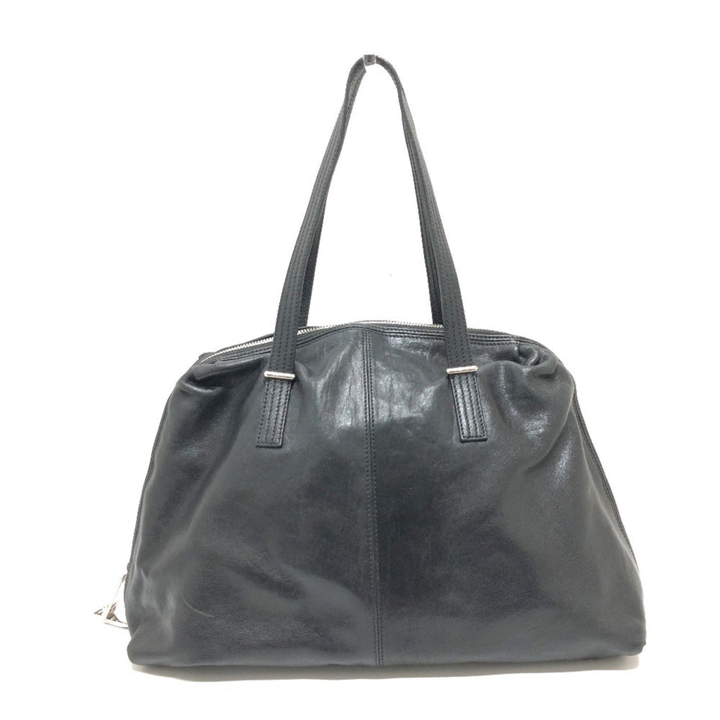 Fendi Zucca  Leather Boston Bag Handbag Tote Bag ()