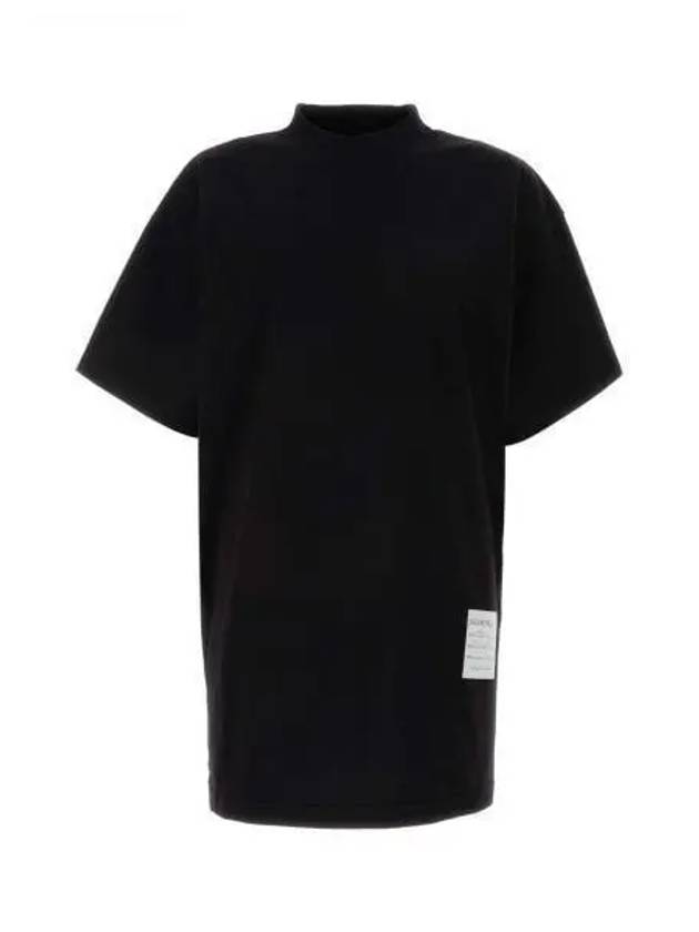Balenciaga Sample Sticker Oversized Short Sleeve T-Shirt Black