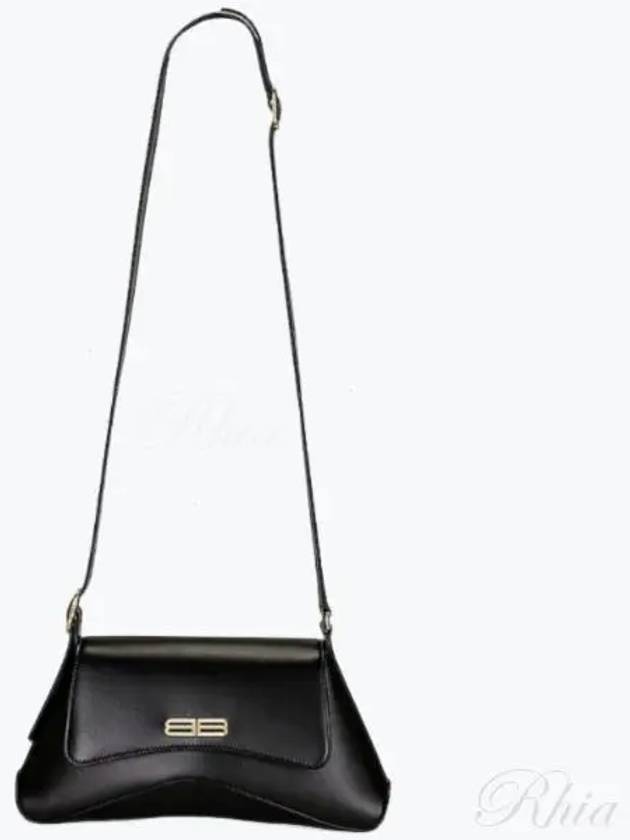 Balenciaga Box XX Medium Flap Shoulder Bag Black