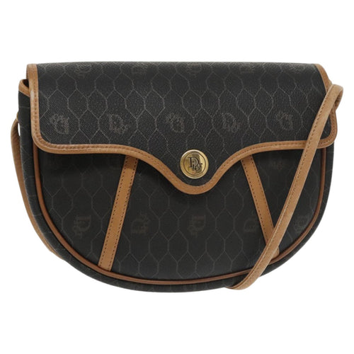 Dior Honeycomb  Canvas Shoulder Bag (Pre-Owned)