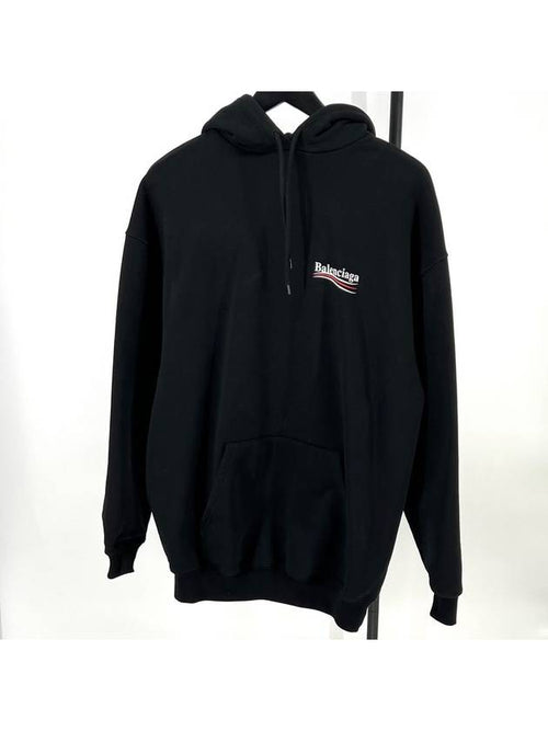 Balenciaga Wave logo overfit hoodie black 578135