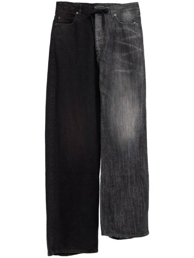 Balenciaga Fifty-Fifty Jeans Black