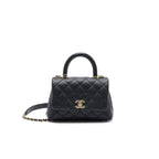 Chanel Coco Handle Extra Mini Black LGHW serial30