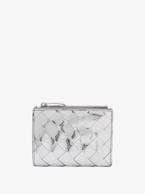 Bottega Veneta 24 ss Laminated Leather Wallet WITH Woven Effect 742330V3QM58101 B0650962272