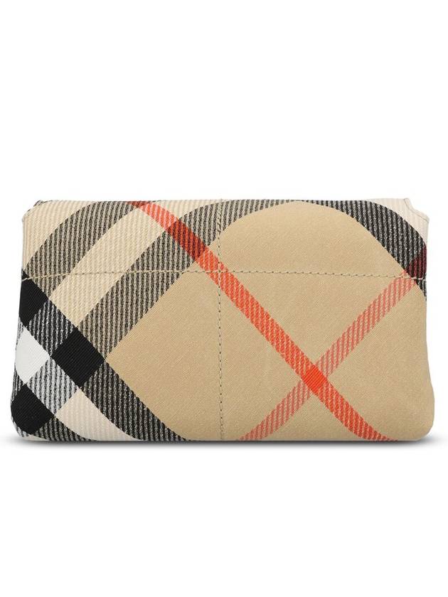 Burberry Snip Check Chain Mini Shoulder Bag Sand