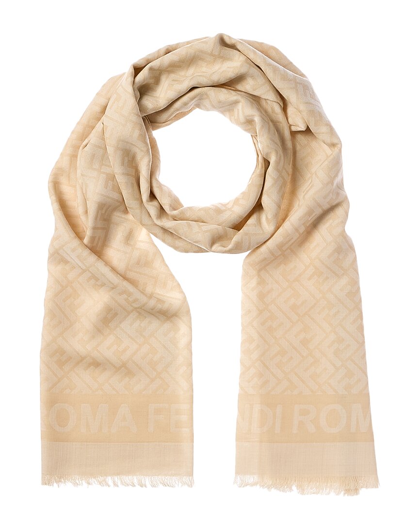 FENDI Wool & Silk-Blend Scarf