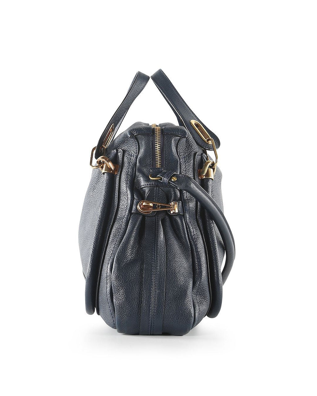 Chloe Blue Leather Paraty Shoulder Bag