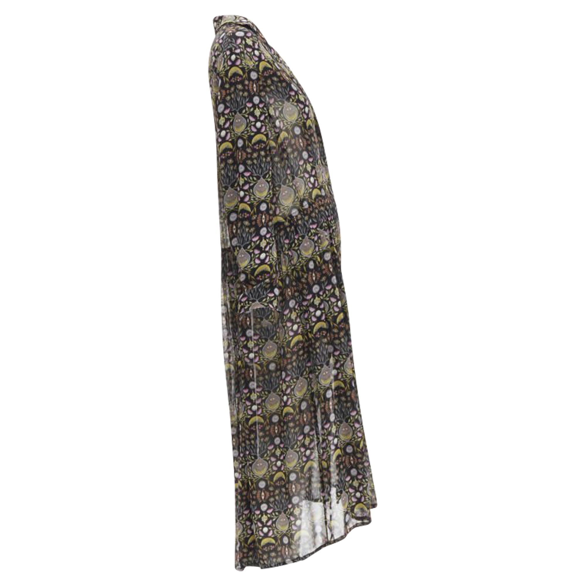 Chloe viscose bohemian print midi dress