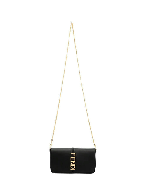 Women's Fendigraphy Leather Wallet in Black | Size UNICA | 8BS076A5DY