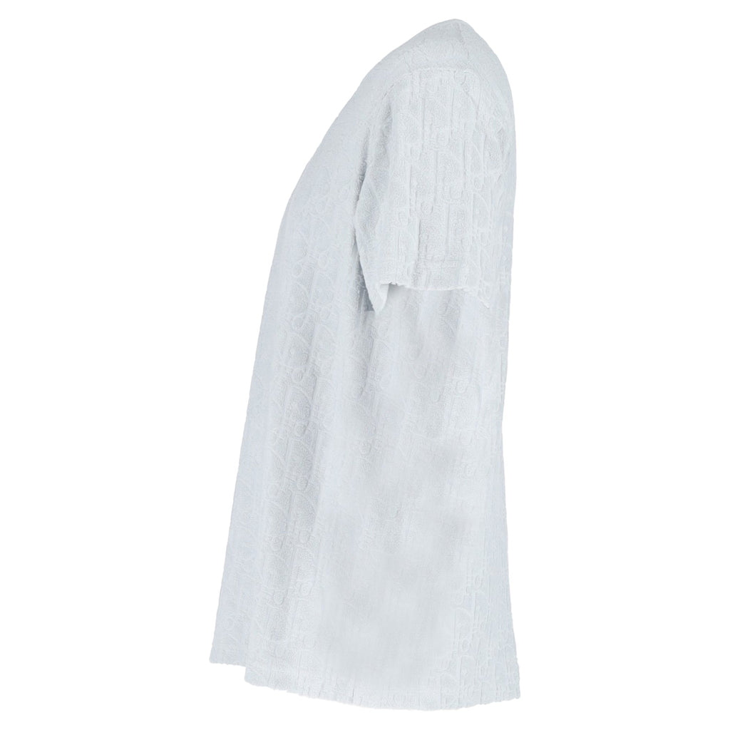 Dior Oblique Crewneck T-Shirt in Grey Cotton