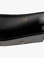 Bottega Veneta Intrecciato Flap Card Wallet Black