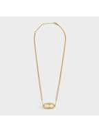 CELINE Maillon Triomphe Necklace Gold Brass