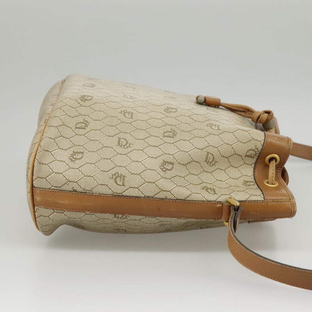 Dior Honeycomb  Canvas Shoulder Bag (Pre-Owned)
