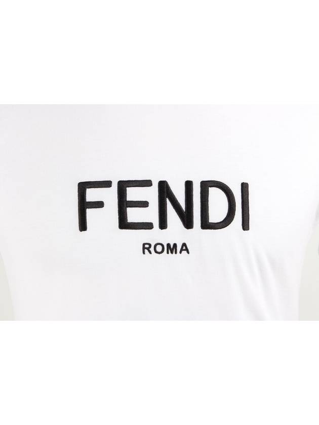 Fendi Rome Logo Short Sleeve T Shirt S