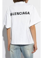Balenciaga Balenciaga T-shirt With Logo, Women's, White