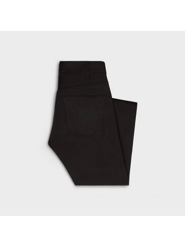 CELINE Demin Straight Pants Vintage Pure Black