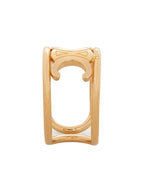 CELINE Triomphe Logo Ring Gold