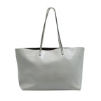 FENDI Light Grey Leather Tote With Mirror "Monster Eyes"