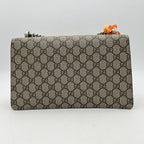 GUCCI GG Supreme Monogram Elaphe Elephant Embroidered Small Dionysus Shoulder Bag  2506042405